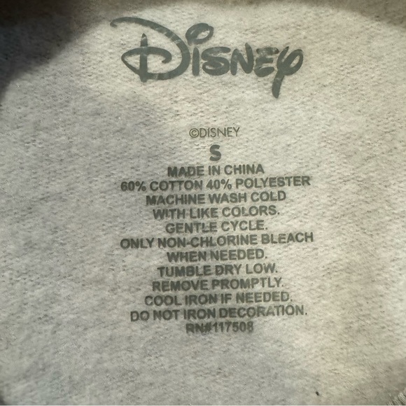 Disney Alice in Wonderland girlie grey sweatshirt, small - Picture 4 of 4